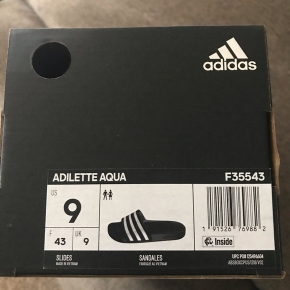 Adidas Adilette Aqua Slides - Picture 2 of 2